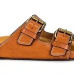 Isabel Marant NIB Folk Laser Lennyo Leather Sandals Cognac Tan Brown 8 1/2 Photo 1