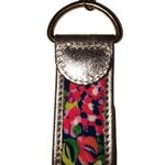 Lilly Pulitzer  Wild Confetti Key Fob Ring Gold Pink Multi Color Metallic Photo 5