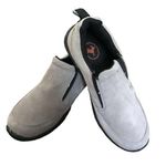 WAM Women’s Taupe Suede Slip On Shoes With Molded Rubber Soles Photo 0