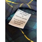 Alice Blue Women's Green Check Plaid Flannel Long Sleeve Button Up Shirt Top XS Photo 3