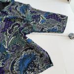 Maggie Barnes Colorful Floral Paisley Pullover 3/4 Sleeve Blouse Size 5X Photo 7