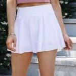 Nike  White Tennis Athletic Sporty Skirt Skort M Photo 0