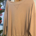 American Eagle  Waffle Big Hug Sweatshirt Photo 0