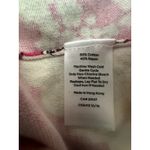 Talbots  Sweater Womens Small Pink Floral Pullover Artsy Feminine Tropical Office Photo 5