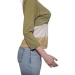 Pulp women's wrap over 3/4 sleeve tea leaf bronze shirt M Multiple Size M Photo 3