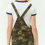 Forever 21 NWT Camo Denim Overall Dress Photo 3