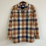 Outerknown  Women’s Plaid Oversized Blanket Shirt Shacket Size S Cabincore Photo 1