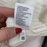 American Eagle Size XS Sweater Henley Cropped Long Sleeve Chunky Knit Women’s Photo 7