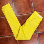 AG Adriano Goldschmied  Yellow Cigarette Jeans Pants Size 25 Photo 2