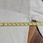 BKE  Men's Ribbed Three Button Mock Neck Sweater Ivory Small Photo 6