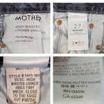 Mother High Waisted Looker Ankle Fray GUC $228 Size 27 J1544 Blue Photo 6