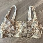 Aerie  Snakeskin Swim Top Photo 0
