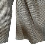 Doe & Rae Gray & White Checkered Balloon Sleeve Off Shoulder Blouse Women Sz M Photo 9