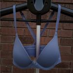 Victoria's Secret PINK Wear Everywhere T-Shirt Bra Size 32 A Periwinkle Blue EUC Photo 11