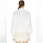 GRLFRND  Natae Cable Sweater - Ivory Size Small Photo 3