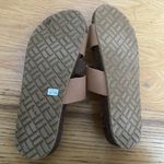 Brown Double Band Sandal Size 6 Photo 2