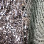 XScape (with flaws)Size 10 Beige/Tan Underlay Silver Sequin 1 Arm Party … Photo 3