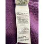 LL Bean Womens Purple Fleece Full Zip Long Robe Lounger Size L Cozy Minimalist Size L Photo 11
