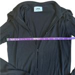 LNA  Black Ribbed Collared Midi Dress Size Small Women’s Casual Wear Photo 3