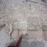 Revolve  LOBA WOMENS SMALL LACE CREAM TOP Photo 9