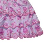 Love Shack Fancy NWT Mavis Mini in Lilac Fusion Floral Tiered Cotton Dress S Photo 5