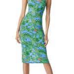 Alice + Olivia ππ Delora Spaghetti Strap Midi Dress Spring Paisley Print 2 NWT Photo 3