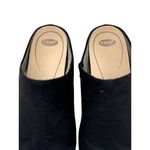 Dr. Scholls Black Suede Fabric Slip Photo 3