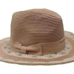 ✨2xHP✨Diamond Design Lace Brim Fedora✨ Pink Photo 0