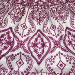 Sugar Lips  Evelyn Eyelet Jacey Babydoll Mini A-Line Dress Magenta-White Size M Photo 6