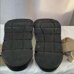 Free People  MEL LUG SOLE PLATFORM WRAP SANDAL IN NEUTRAL TAN EUC SIZE 8 /38 Photo 5