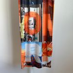Peppermayo Into the City Mesh Maxi Dress Film Graphic Orange Photo 3