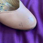 LANVIN 2012 Nude Leather and Satin Pump *Imperfect Tan Size 8.5 Photo 6