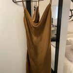 Princess Polly Silk Brown Dress Photo 1