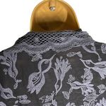 Johnny Was  Sparrows Jacket Embroidered Open Boho Elegant Navy L Photo 8