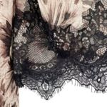 ASTR Anthropologie  The Label Floral Print Lace Babydoll Mini Shift Dress Photo 6