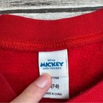 Disney Micky and Friends Women's Red Pullover Sweatshirt M Med Medium 7-9 Crew Photo 6