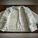 Barbizon quilted‎ blue night jacket. Size small. Photo 2