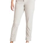 Athleta  Trekkie Belted Pants Womens Sz 8 Birch Gray Hiking Outdoor Trail 530625 Photo 0