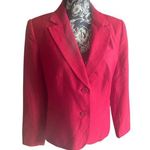 Boston Design Studio Wool Red Blazer Size 10 Photo 0