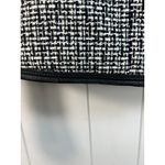 Lafayette 148 New York Black Multi Caridee Weave Blazer Black/white Size M Photo 6