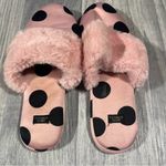 Victoria's Secret Victoria’s Secret Pink Polka Dot Slippers; Medium Women’s Photo 1
