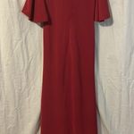 Keepsake The Label ‘No Love’ Washed Red Knotted Vneck Kimono Sleeve Maxi Dress Size M Photo 2