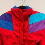 Roffe vintage 1990s women’s cropped puffer ski jacket size 8 Red Photo 10