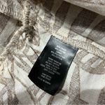 House of Harlow  1960 Tropical Leaf Plunge Linen Mini Dress Size Medium Photo 4