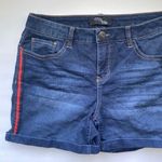 Stitch Star red stripe denim shorts, size 10 Photo 0