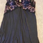 Black Baby Doll with Pink Floral Lace Top Accent Size M Photo 2