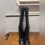 Wild Diva Lounge women’s London Quilted Knee High Boot black size 7 Photo 2