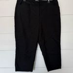 Chico's Fabulously Slimming by Chico’s 2.5 Black Capri Pants Pull On Photo 0