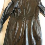 EXPRESS womens long 100% genuin leather coat size 13/14 Photo 5