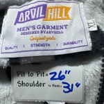 Arvil Hill Dalmatian Print Fleece Hoodie Zip Up Women's XL Black White Cozy Photo 2